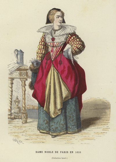 Noble parisina, 1633 de French School