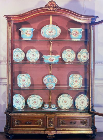 Parte del Servicio de Melbourne de Sèvres, 1770-71 de French School