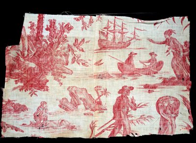 Paul y Virginie Toile de Jouy de French School