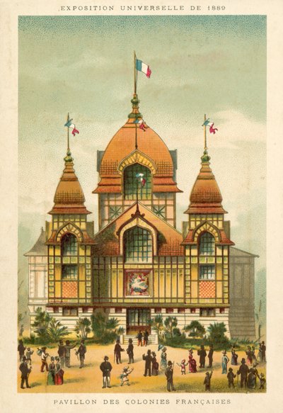 Pabellón de las Colonias Francesas, Exposición Universal 1889, París de French School