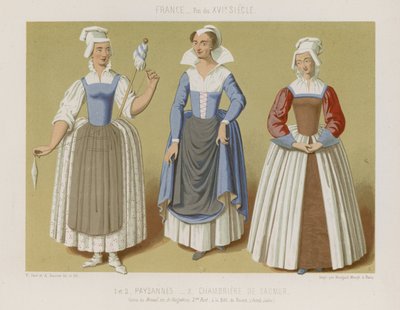 Campesino y las doncellas de Saumur de French School