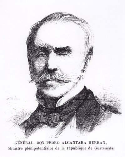 Pedro Alcantara Herran (grabado) de French School