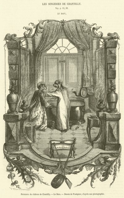 Peintures du chateau de Chantilly, Le Bain de French School