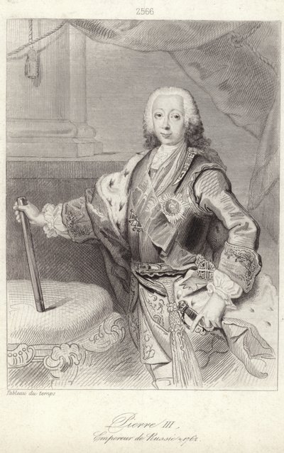Pedro III de Rusia de French School