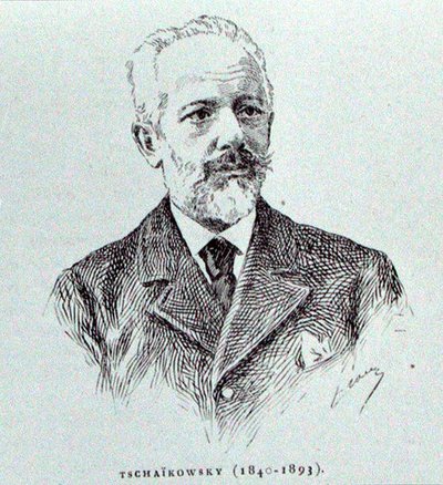 Petr Ilitch Tchaikovski, ilustración de 
