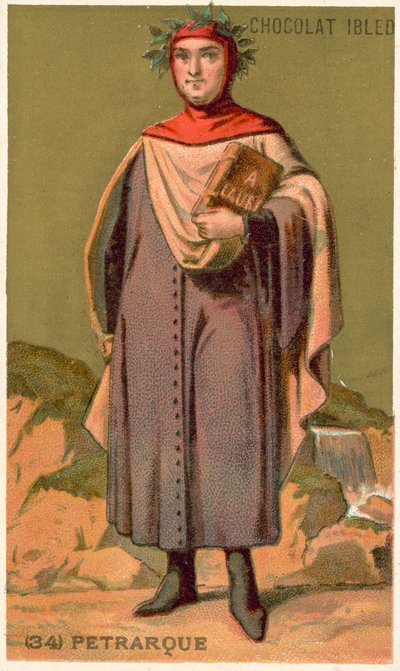Petrarca, erudito y poeta del Renacimiento italiano de French School
