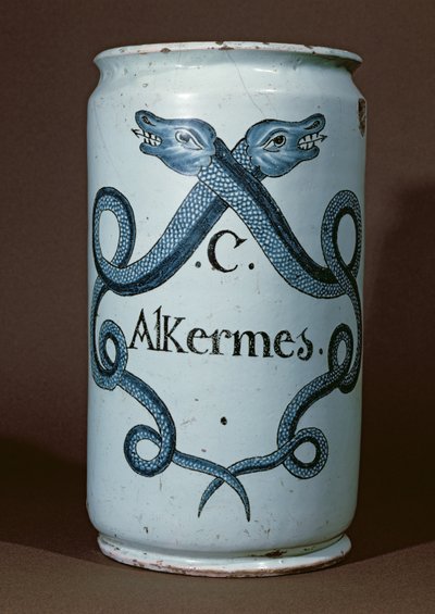 Tarro farmacéutico para alkenes, de Rouen, c.1770 de French School