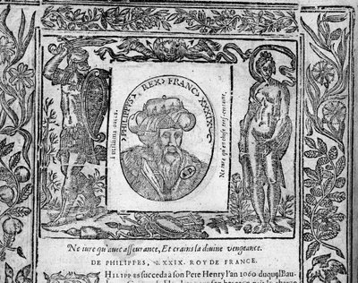 Felipe I - en “Portraits of the kings of France” de French School