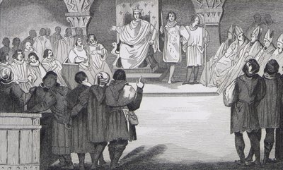 Felipe IV (1268-1314) el Hermoso reúne a los Estados Generales en el Louvre, de 