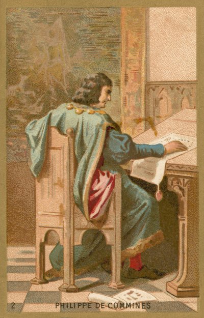 Philippe de Commines, escritor y diplomático flamenco de French School