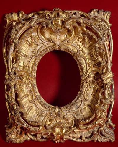 Marco de cuadro en madera dorada. Francia siglo XVIII. París, artes decorativas de French School
