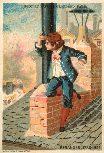 Pierre-Jean de Beranger, poeta y compositor francés de French School