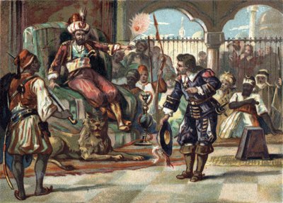 Pierre Porcon de La Barbinais, capitán de fragata, fue hecho prisionero por el dey de Argel. Lo envió a negociar con el Rey Luis XIV el trato de los cautivos franceses en Argelia y los acuerdos de paz. El rey rechazó las propuestas, y el bretón com... de French School