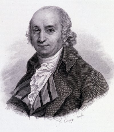 Pierre Samuel Dupont de Nemours (1739-1817) - en "Retratos de hombres útiles" de French School