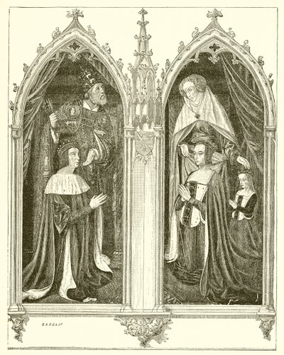 Pierre de Borbón y Ana de Beaujeu, su esposa de French School