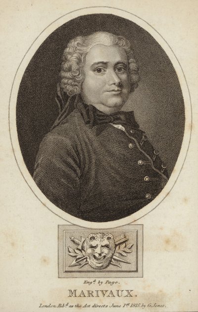 Pierre de Marivaux - Novelista y dramaturgo francés (1688-1763) de French School