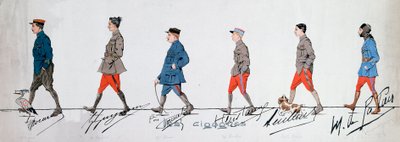 Pilotos del Escuadrón “Las Cigüeñas” durante la Primera Guerra Mundial. París. Museo de las Dos Guerras Mundiales de French School