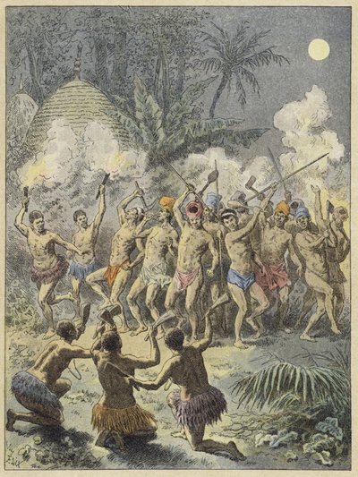 Pilou, danza tradicional kanak, Nueva Caledonia de French School