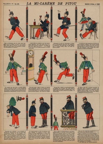 La mitad de la Cuaresma de Pitou de French School