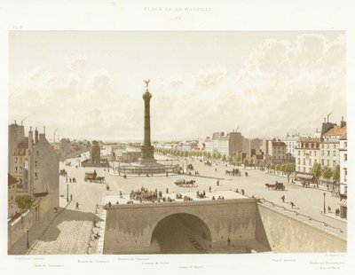 Plaza de la Bastilla, 1841 de French School