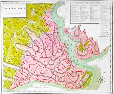 Plano de Constantinopla de French School