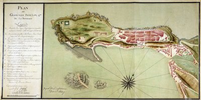 Plano de Granville, para el Año IV de la República (1796) de French School