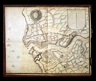 Plano del puerto y arsenal de Brest, 1676 de French School