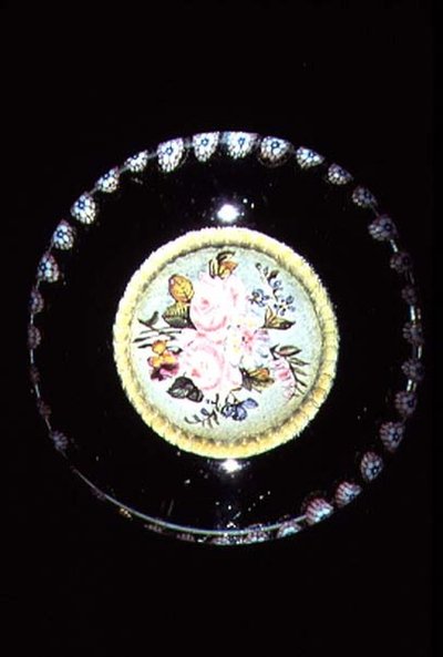 Placa, sulfuro con ramo floral, c.1845-55 de French School