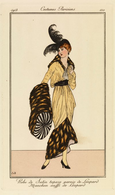 Lámina 110 de "Costumes Parisiens de French School