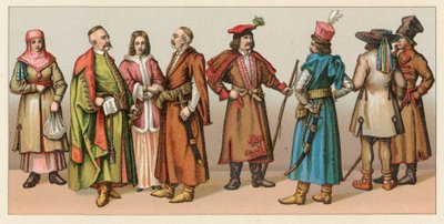 Traje de Polonia de French School
