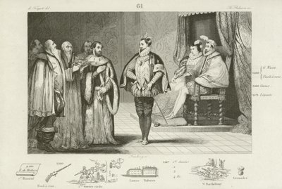 Embajadores polacos informando a Enrique, duque de Anjou, que ha sido elegido rey de Polonia, 1573 de French School