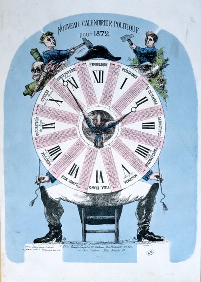 Calendario Político para 1872 de French School
