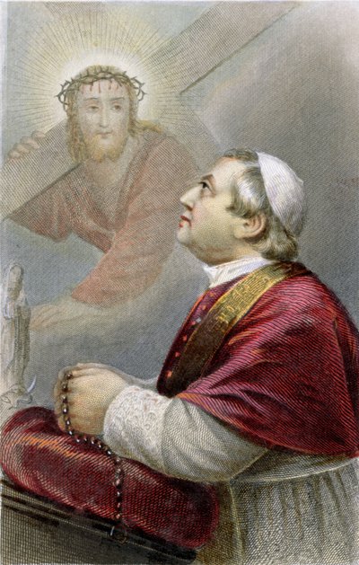 Papa Pío IX (1792-1878) c.1870 de French School
