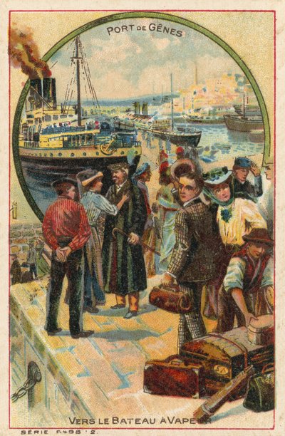 Puerto de Génova, Italia de French School