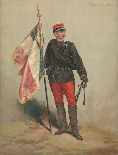 Portaestandarte de French School
