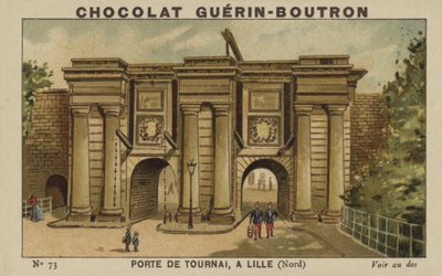 Puerta de Tournai, en Lille, Norte de French School