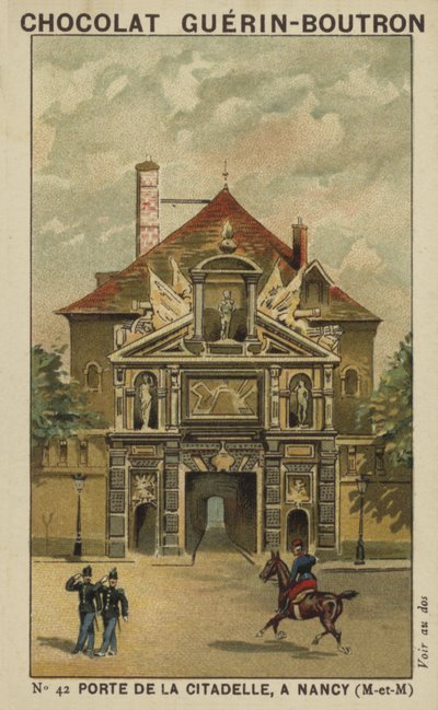Puerta de la Ciudadela, en Nancy, Meurthe-et-Moselle de French School