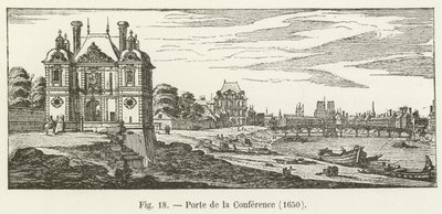 Puerta de la Conferencia, 1650 de French School
