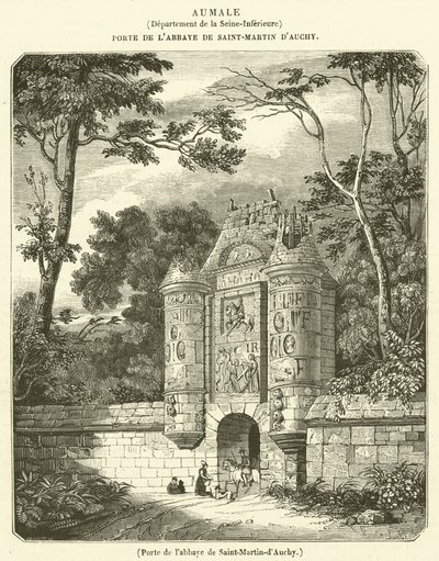 Puerta de la abadía de Saint-Martin-d