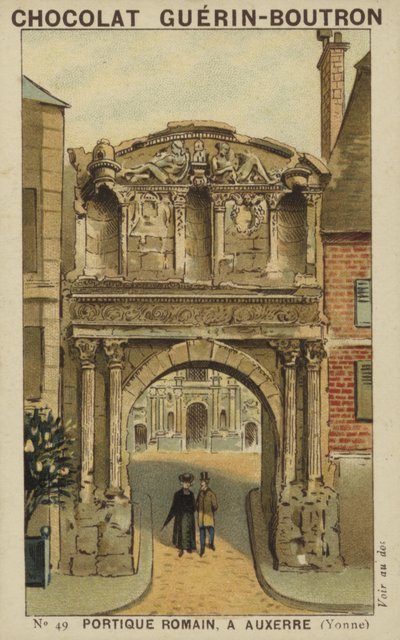Pórtico Romano, en Auxerre, Yonne de French School