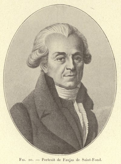 Retrato de Faujas de Saint-Fond de French School