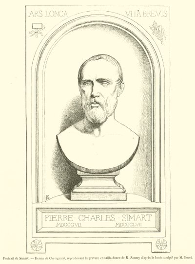 Retrato de Simart de French School
