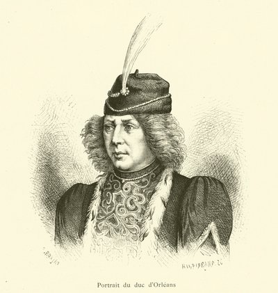Retrato del duque de Orleans de French School