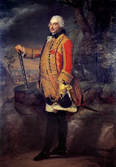 Retrato de pie de Charles de Rohan, Príncipe de Soubise, mariscal de Francia de French School