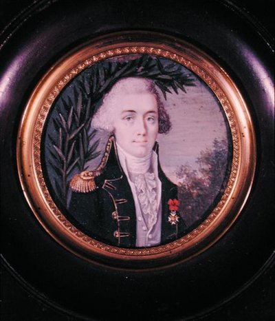 Retrato en miniatura de Jean-Baptiste d