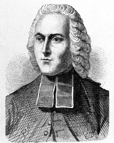 Retrato del Abate Jean Antoine Nollet (1700 - 1770), físico francés - en 