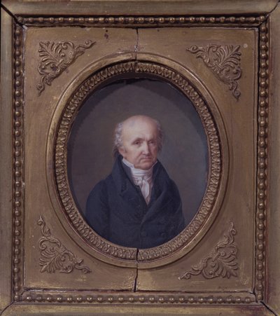 Retrato de Abraham-Louis Breguet (1747-1823) principios del siglo XIX de French School