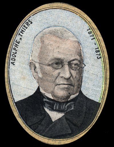 Retrato de Adolphe Thiers (1797-1877), Presidente de la República Francesa de French School