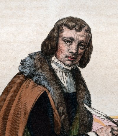 Retrato de Alain Chartier (1385-1430), poeta y escritor político francés de French School
