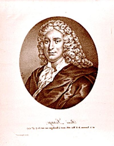 Retrato de Alain René Lesage (1668-1747) de French School
